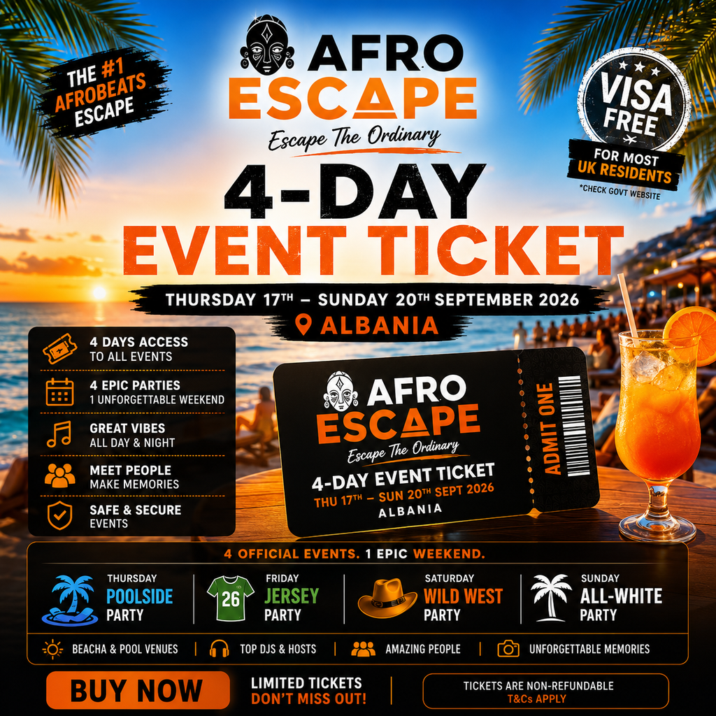 Afro Escape Albania 2026 – Tickets & Packages