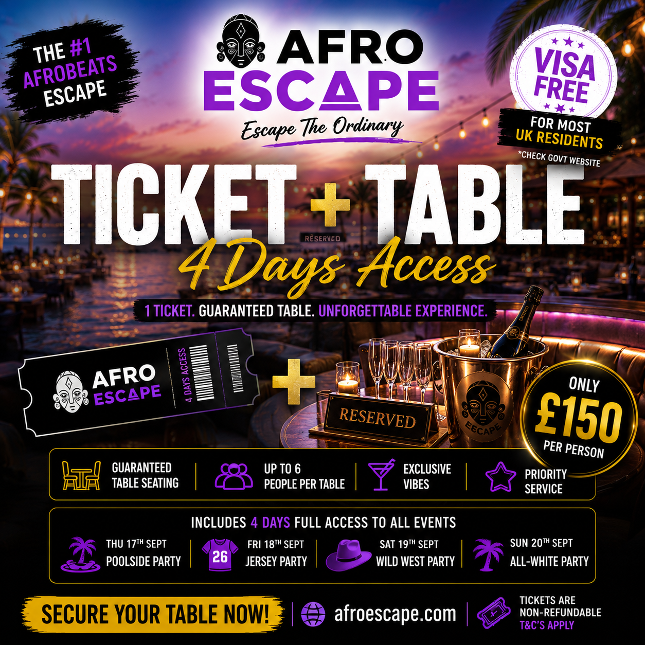 Afro Escape Albania 2026 – Tickets & Packages